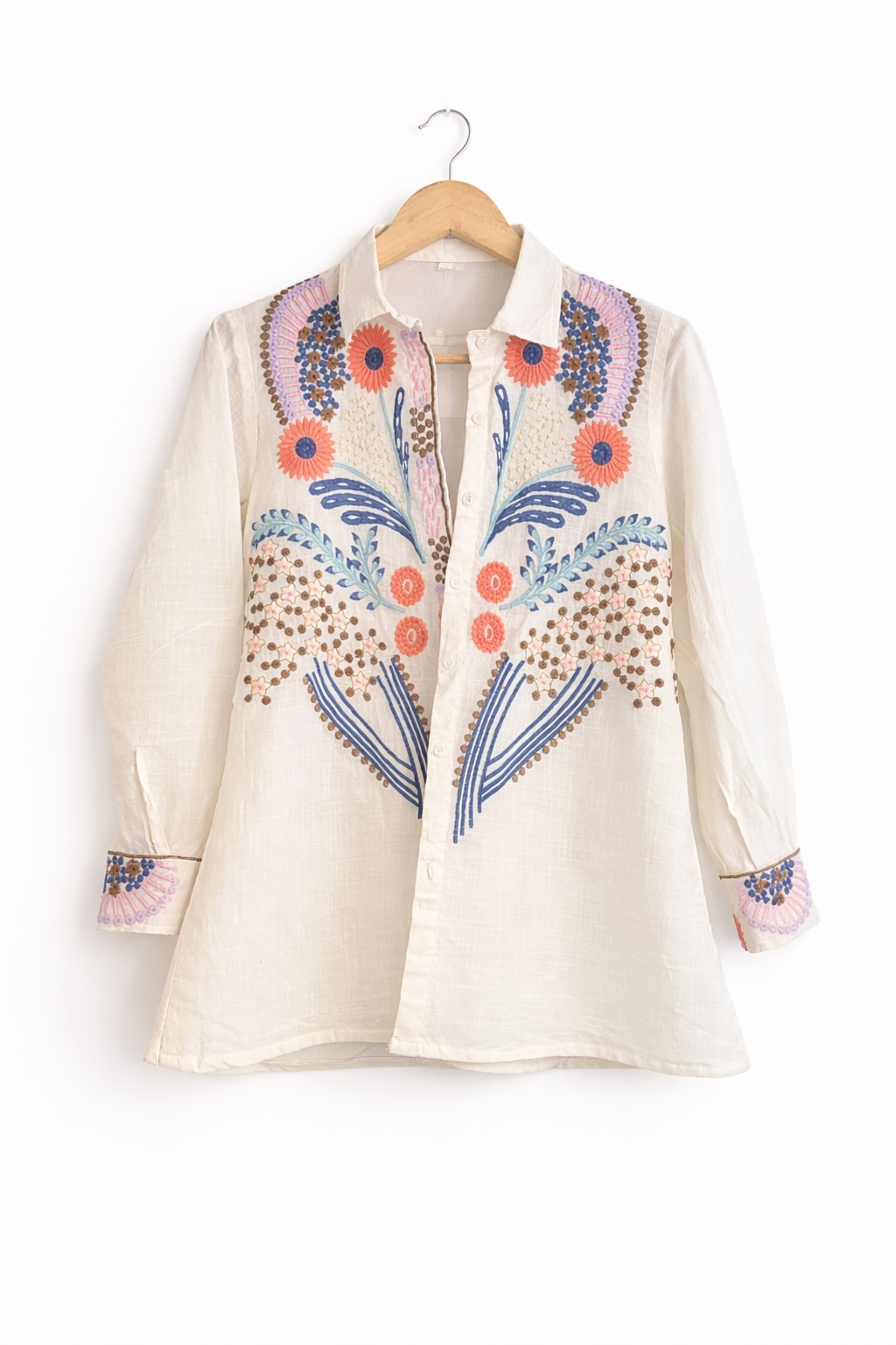 Camellia - Embroidered Shirt